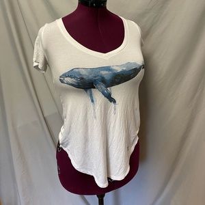 Pina whale graphic tee shirt